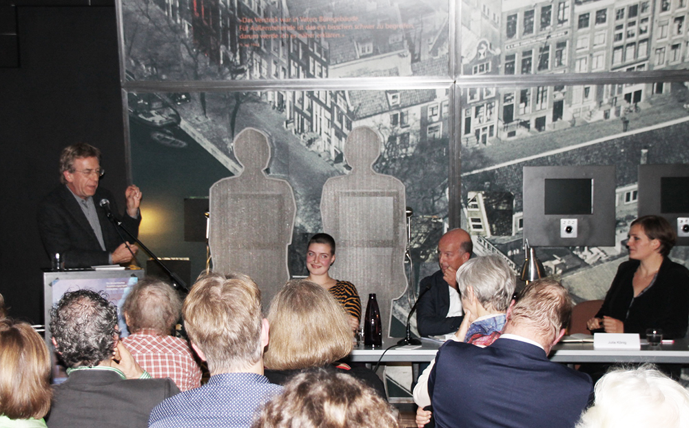 Intensive Debatte über Antisemitismus und Israelkritik in der Bildungsstätte Anne Frank. Foto: Anne Rose Dostalek
